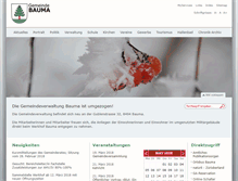 Tablet Screenshot of bauma.ch